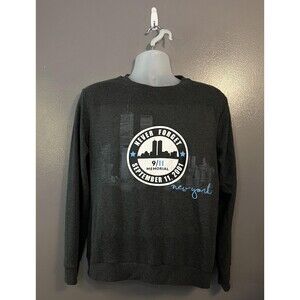 9/11 Memorial Sweater Mens Medium Never Forget September 11 2001 New York